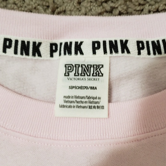 Vs pink bling glitter pullover S - Picture 4 of 8